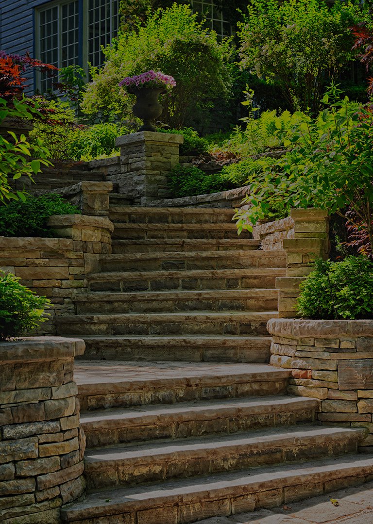 Garden retaining walls